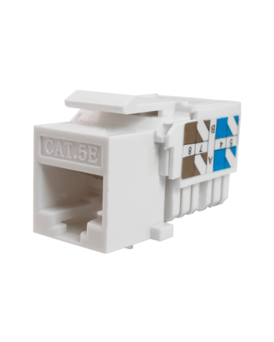 Модуль-вставка Keystone Кат5е, инстр.зад, белый UTP (10-0313): Вставка Keystone Jack RJ-45 в Кемерово