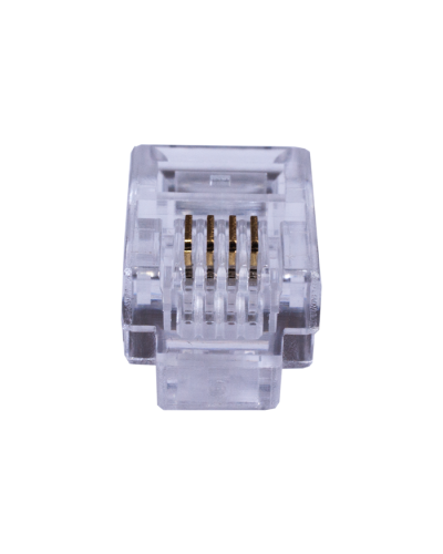 Коннекторы 4P4C (RJ-11) (100шт) (10-0229). Телефонный разъем 4P4C (RJ-11). SUPRLAN в Кемерово