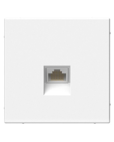 ArtGallery розетка RJ45, кат. 6Е, скрытой установки, механизм, белый (GAL000186). Розетка компьютерная. Systeme Electric в Кемерово