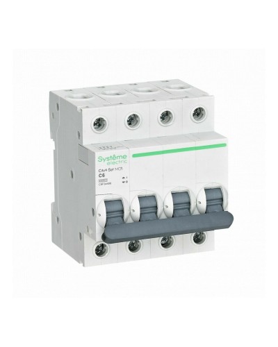 City9 Set 4P 6А 4.5kA С (C9F34406). Автоматический выключатель. Systeme Electric в Кемерово