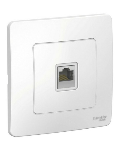BLANCA розетка RJ45 1-местная, кат. 5Е, скрытой установки, белый (BLNIS045001). Розетка компьютерная. Systeme Electric в Кемерово