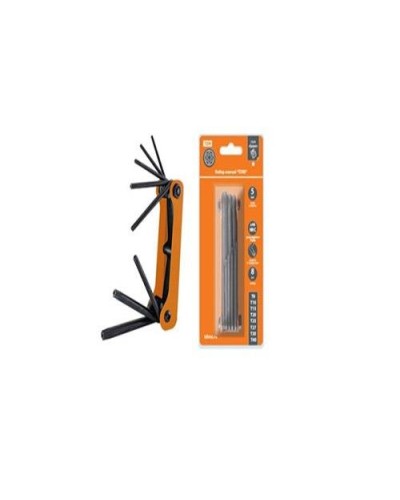 Набор ключей TORX раскладной 8шт.: T9-T40, углеродистая сталь Гранит TDM (SQ1020-0211). Набор ключей. TDM ЕLECTRIC в Кемерово