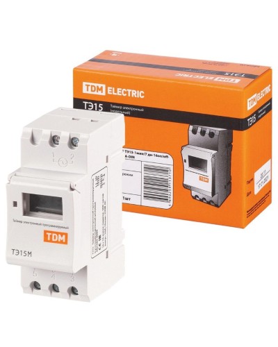 ТЭ15М-1мин/7дн-32on/off-30А-DIN TDM (SQ1503-0037). Таймер электронный. TDM ЕLECTRIC в Кемерово