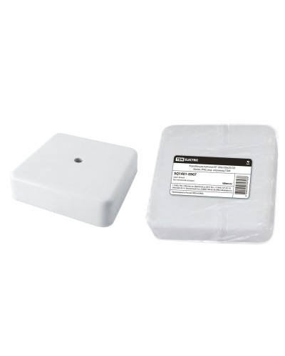 Коробка КР 100х100х29 ОП белая, IP40 (SQ1401-0907). Распаячная коробка. TDM ЕLECTRIC в Кемерово