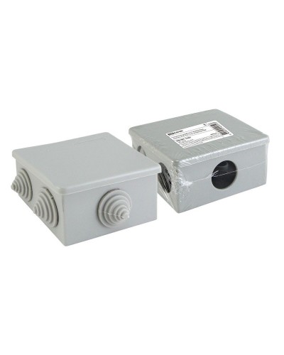 Распаячная коробка ОП 80х80х40мм, крышка, IP44, 6 вх. TDM (SQ1401-1235). Распаячная коробка ОП. TDM ЕLECTRIC в Кемерово