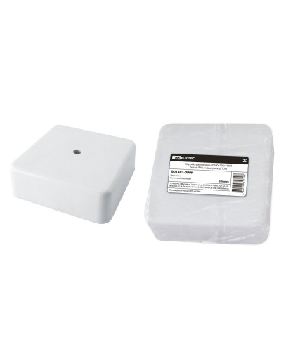 Коробка КР 100х100х44 ОП белая, IP40 (SQ1401-0909). Распаячная коробка. TDM ЕLECTRIC в Кемерово