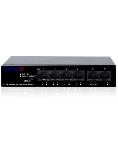TR-NS1106-60-4POE. Коммутатор с PoE. Trassir в Кемерово