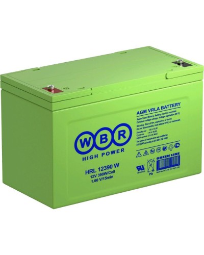 WBR HRL12390W. Аккумулятор герметичный свинцово-кислотный. WBR в Кемерово
