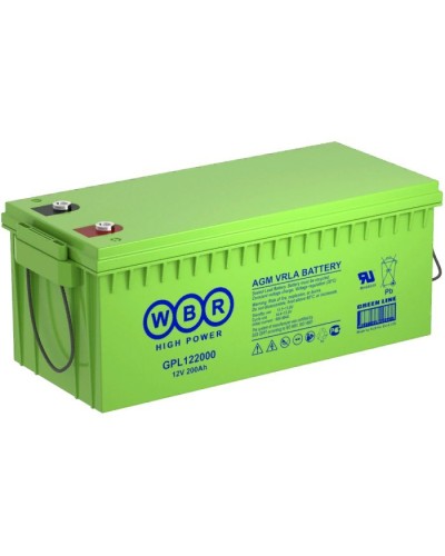 WBR GPL122000. Аккумулятор герметичный свинцово-кислотный. WBR в Кемерово