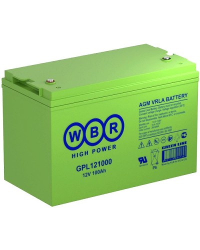 WBR GPL121000A. Аккумулятор герметичный свинцово-кислотный. WBR в Кемерово