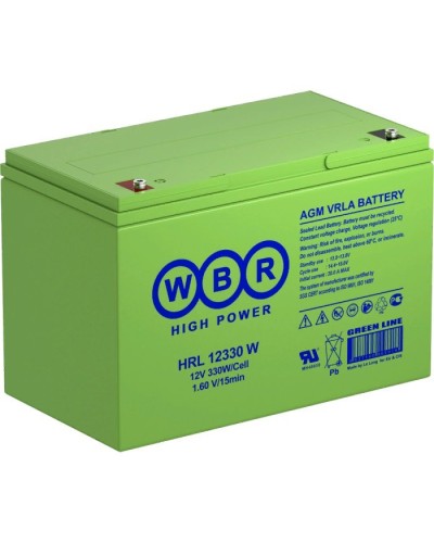 WBR HRL12330W. Аккумулятор герметичный свинцово-кислотный. WBR в Кемерово
