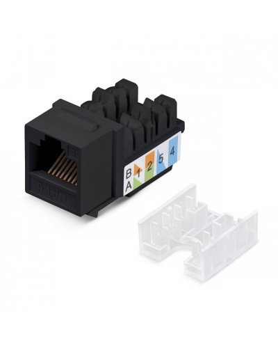 WR-KJ-RJ45-C5E-90-SW-BK. Вставка Keystone Jack RJ-45. WRLine в Кемерово