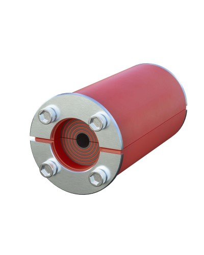 Проходка круглая, нержавеющая, D31х40 мм для кабелей D4-17 мм (DXF3112): Проходка круглая, нержавеющая в Кемерово