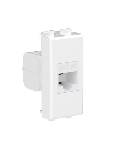 Розетка RJ-45 Avanti 1 модуль белое облако (4400661): Розетка компьютерная, без шторки модульная, кат.5е в Кемерово