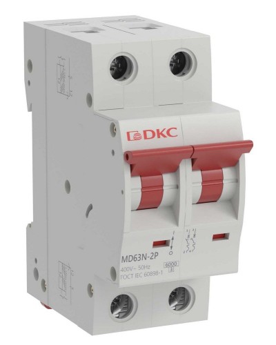 YON max MD63N 2P 20А 6кА C (MD63N-2PC20). Автоматический выключатель. ДКС в Кемерово