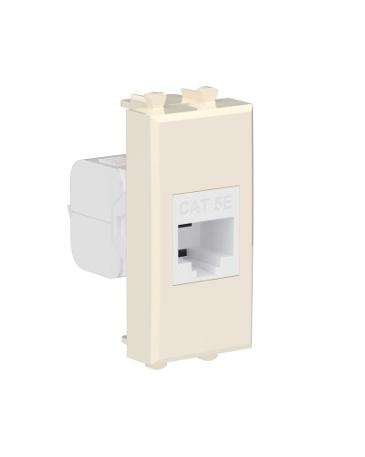 Розетка RJ-45, кат.5E, Avanti, 1 модуль, ванильная дымка (4405661): Розетка компьютерная модульная в Кемерово