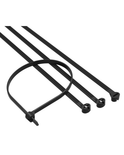 Хомут 3,6x200 P6.6, черный (100шт) (21314SR): Хомут с двойным замком в Кемерово