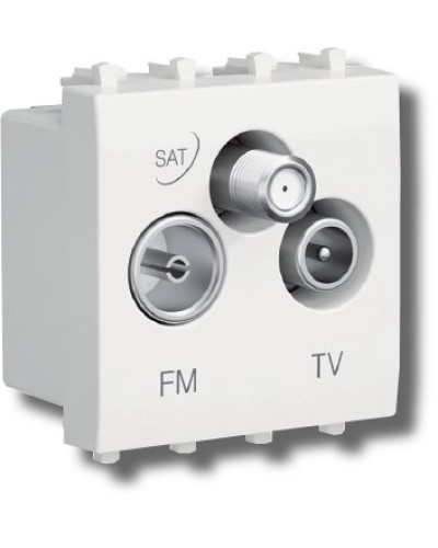 Розетка TV-FM-SAT Avanti 1 модуль белое облако (4400532): Розетка TV-FM-SAT в Кемерово