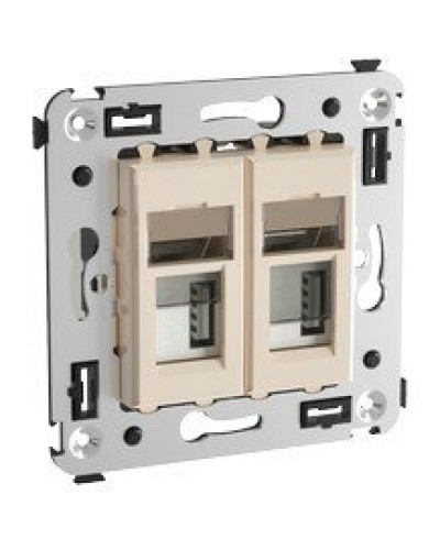 Розетка USB в стену Avanti ванильная дымка (4405543). Розетка USB. ДКС в Кемерово
