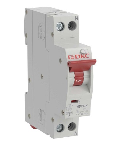 YON max MDR, 1P+N, 10mA, 6A, 6kA, А (MDR32N-1N1C6-A). Компактный автоматический выключатель дифференциального тока. ДКС в Кемерово