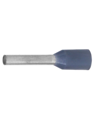 Наконечник-гильза НШВИ 0.75-12, серый (100 шт) (IF0.75-12GR). Наконечник-гильза с изолированным фланцем. ДКС в Кемерово
