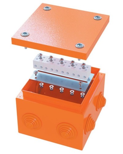 Коробка FS 150х150х80 6P (FSK31610): Коробка ответвительная огнестойкая стальная в Кемерово