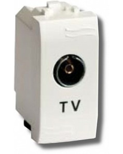 Розетка TV Brava универсальная 1 модуль слоновая кость (75721S): Розетка TV в Кемерово