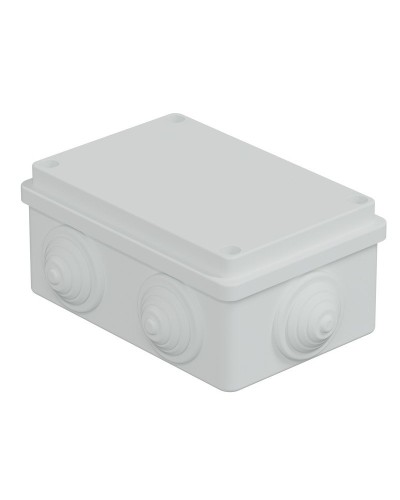 Коробка JBS120 120х80х50, 6 вых., IP55, белая (44008W-1). Коробка монтажная. Экопласт в Кемерово