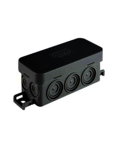 Коробка JBL090 90х42х40, 10 вых., IP55, черная (44055BL-1). Коробка монтажная. Экопласт в Кемерово