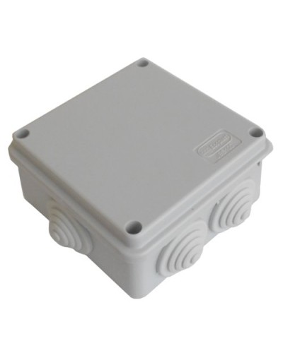 Коробка JBS100 100х100х55, 6 вых., 4P (1,5…10мм²) серая (43347HF-GR). Коробка монтажная, огнестойкая, без галогена. Экопласт в Кемерово