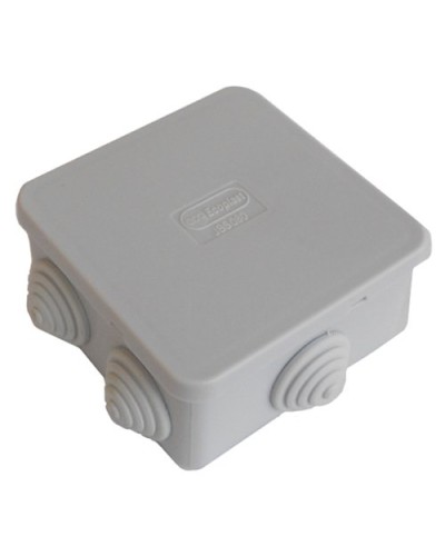 Коробка JBS080 85х85х50, 6 вых., IP44, белая (44066W-1). Коробка монтажная. Экопласт в Кемерово