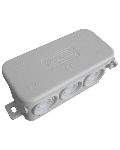 Коробка JBL090 90х42х40, 10 вых., IP55, серая (44055). Коробка монтажная. Экопласт в Кемерово