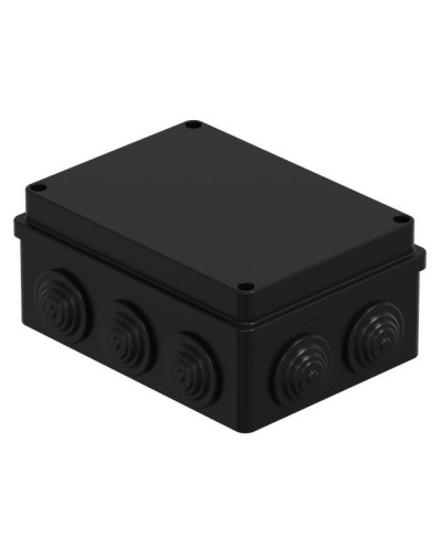 Коробка JBS150 150х110х70, 10 вых., IP55, черная (44009BL-1). Коробка монтажная. Экопласт в Кемерово