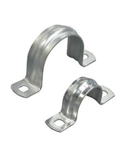 Скоба двухлапковая D50 с двумя отверстиями (50шт) (43650-50): Скоба оцинкованная в Кемерово