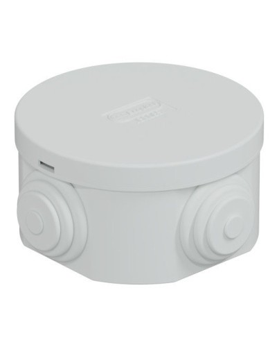 Коробка JBR065 D=65х35, 4 вых., IP44, белая (44004W-1). Коробка монтажная. Экопласт в Кемерово