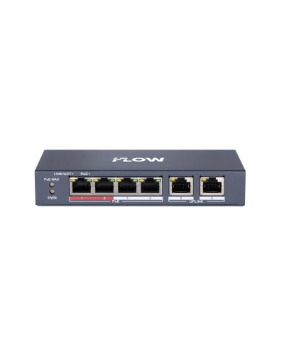 F-SW-EU206POE-V/L. Сетевой PoE коммутатор. i-FLOW в Кемерово