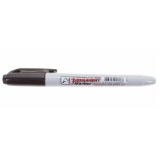 Маркер перманентный Crown «Multi Marker Super Slim» 1 мм, черный, пулевидный (08-8001): Ручка для маркировки