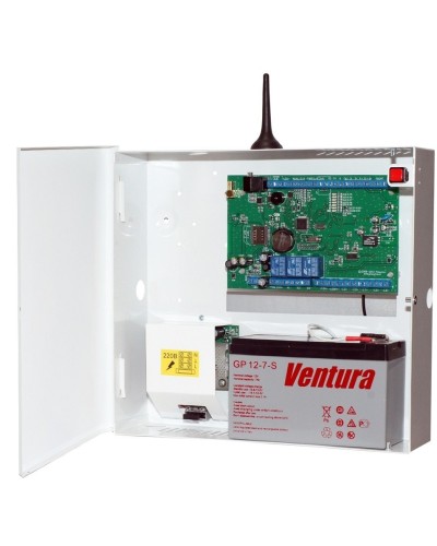 S632-2GSM-BK25-W (S632-2GSM-BK), Бокс-комплект под 7Ач, белый. Устройство оконечное объектовое приемно-контрольное c GSM коммуникатором. Проксима в Кемерово