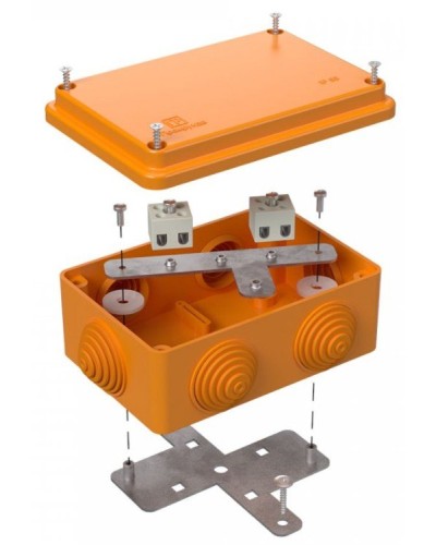 Коробка огнестойкая 120х80х50 (40-0340-FR6.0-4). Коробка огнестойкая для открытой установки. Промрукав в Кемерово
