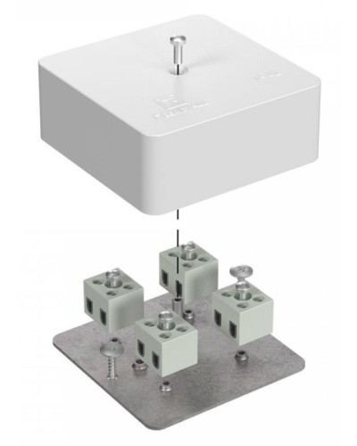 Коробка огнестойкая 75х75х30 (40-0450-FR1.5-8). Коробка огнестойкая для открытой установки. Промрукав в Кемерово
