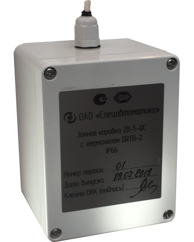 ZB-5-QC с DRTB-2 исп.01. Монтажная зонная коробка. Спецавтоматика, Москва в Кемерово