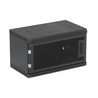 ШТ-НСр-9U-600-650-П-Ч (130411-01837). Шкаф телекоммуникационный 19 настенный 9U. ССД (Связьстройдеталь)