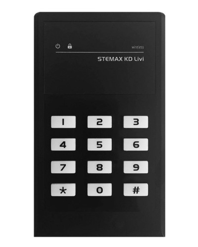 STEMAX KD Livi (черный). Беспроводная кнопочная кодовая панель. Стелс НПП в Кемерово